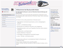 Tablet Screenshot of bustouristik-kistler.de